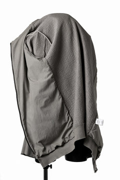 画像をギャラリービューアに読み込む, daub HOODIE LONG PARKA / DYEING PADDED FABRIC (GREY)