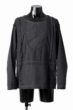 画像をギャラリービューアに読み込む, CHANGES REMAKE SWITCH PULLOVER SHIRTS (BLACK #B)