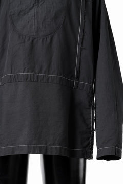 画像をギャラリービューアに読み込む, CHANGES REMAKE SWITCH PULLOVER SHIRTS (BLACK #B)