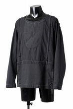 画像をギャラリービューアに読み込む, CHANGES REMAKE SWITCH PULLOVER SHIRTS (BLACK #B)