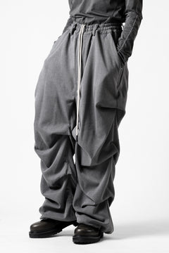 Load image into Gallery viewer, A.F ARTEFACT EXTREME WIDE BAGGY PANTS / SERGE TWILL (L.GREY)