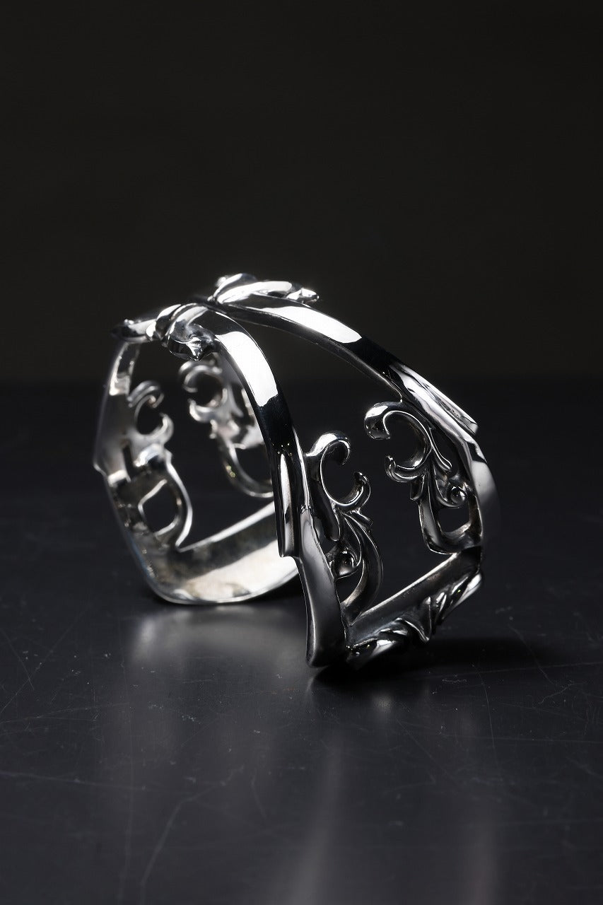 画像をギャラリービューアに読み込む, Loud Style Design - GET IN THE RING - "UBG-005" SILVER BANGLE