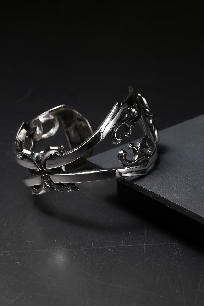 画像をギャラリービューアに読み込む, Loud Style Design - GET IN THE RING - "UBG-005" SILVER BANGLE