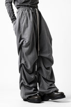 Load image into Gallery viewer, A.F ARTEFACT EXTREME WIDE BAGGY PANTS / SERGE TWILL (L.GREY)