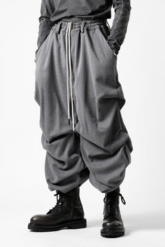 Load image into Gallery viewer, A.F ARTEFACT EXTREME WIDE BAGGY PANTS / SERGE TWILL (L.GREY)