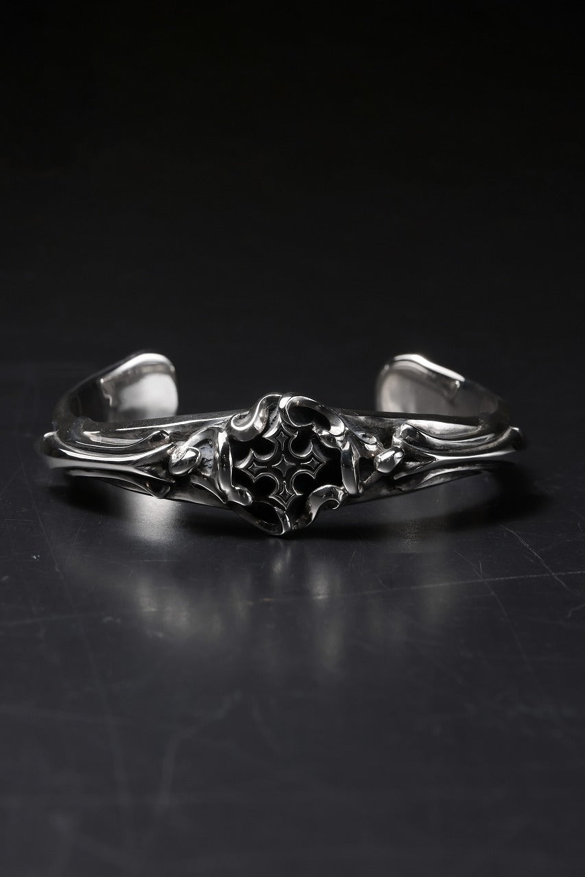 画像をギャラリービューアに読み込む, Loud Style Design - GET IN THE RING - ALL NIGHTMARE LONG - "LBG-001" SILVER BANGLE