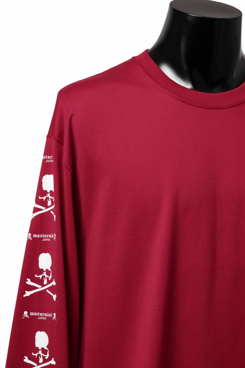 Load image into Gallery viewer, mastermind JAPAN LONG SLEEVE TOPS / REGULAR FIT (RED)