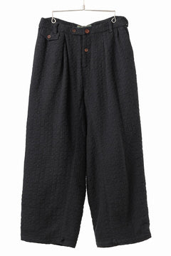 画像をギャラリービューアに読み込む, Aleksandr Manamis exclusive WOOLEN POCKET WIDE PANT (BLACK)