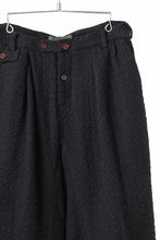 Load image into Gallery viewer, Aleksandr Manamis exclusive WOOLEN POCKET WIDE PANT (BLACK)