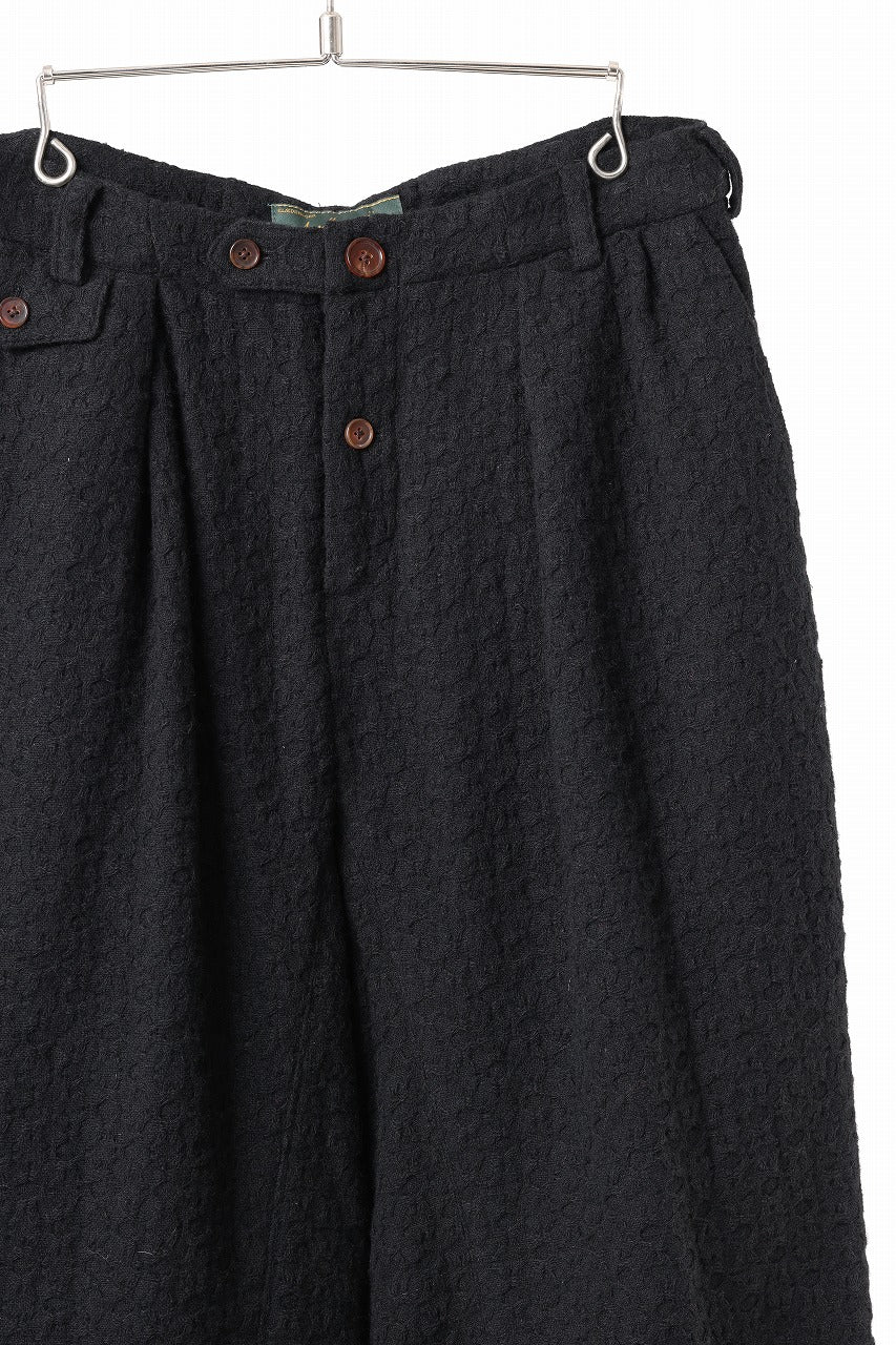 画像をギャラリービューアに読み込む, Aleksandr Manamis exclusive WOOLEN POCKET WIDE PANT (BLACK)