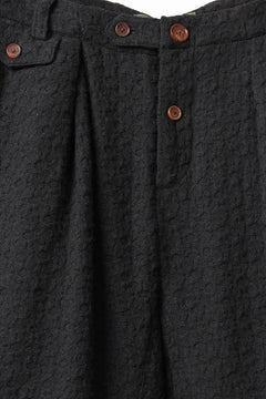 画像をギャラリービューアに読み込む, Aleksandr Manamis exclusive WOOLEN POCKET WIDE PANT (BLACK)