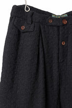 Load image into Gallery viewer, Aleksandr Manamis exclusive WOOLEN POCKET WIDE PANT (BLACK)