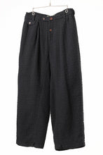 Load image into Gallery viewer, Aleksandr Manamis exclusive WOOLEN POCKET WIDE PANT (BLACK)