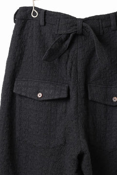 画像をギャラリービューアに読み込む, Aleksandr Manamis exclusive WOOLEN POCKET WIDE PANT (BLACK)