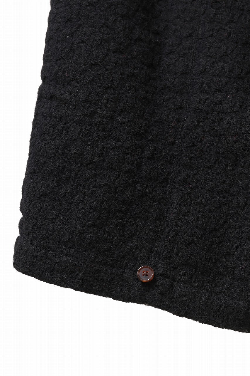 画像をギャラリービューアに読み込む, Aleksandr Manamis exclusive WOOLEN POCKET WIDE PANT (BLACK)