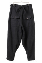 画像をギャラリービューアに読み込む, Aleksandr Manamis exclusive WOOLEN POCKET WIDE PANT (BLACK)