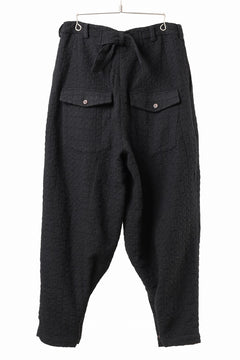 Load image into Gallery viewer, Aleksandr Manamis exclusive WOOLEN POCKET WIDE PANT (BLACK)