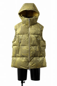 Load image into Gallery viewer, Y-3 Yohji Yamamoto GRAPHICS PUFFER VEST / PERTEX® (YELOOW + BLACK)