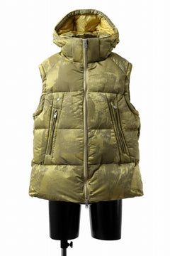 画像をギャラリービューアに読み込む, Y-3 Yohji Yamamoto GRAPHICS PUFFER VEST / PERTEX® (YELOOW + BLACK)