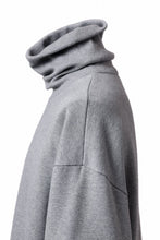 Load image into Gallery viewer, D-VEC HIGH NECK L/S SWEAT SHIRT / BRUSHED BACK TERRY (GRAY)