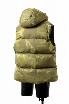 Load image into Gallery viewer, Y-3 Yohji Yamamoto GRAPHICS PUFFER VEST / PERTEX® (YELOOW + BLACK)