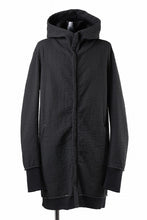 Load image into Gallery viewer, daub HOODIE LONG PARKA / DYEING PADDED FABRIC (BLACK)