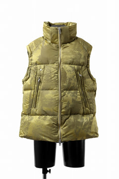 画像をギャラリービューアに読み込む, Y-3 Yohji Yamamoto GRAPHICS PUFFER VEST / PERTEX® (YELOOW + BLACK)