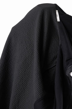 Load image into Gallery viewer, daub HOODIE LONG PARKA / DYEING PADDED FABRIC (BLACK)