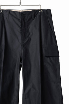 画像をギャラリービューアに読み込む, Ten c CARGO TROUSERS / PIECE DYED CONYPE MICRO-FIBER (BLACK)