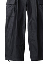 画像をギャラリービューアに読み込む, Ten c CARGO TROUSERS / PIECE DYED CONYPE MICRO-FIBER (BLACK)