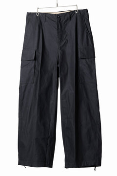 画像をギャラリービューアに読み込む, Ten c CARGO TROUSERS / PIECE DYED CONYPE MICRO-FIBER (BLACK)