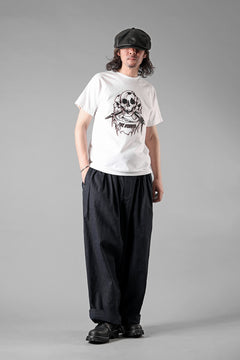 画像をギャラリービューアに読み込む, Y's for men x MASSES ROUND BODY S/S TEE / PRINT A (WHITE)