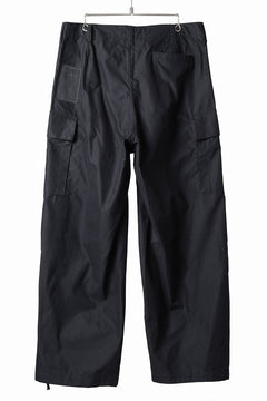 画像をギャラリービューアに読み込む, Ten c CARGO TROUSERS / PIECE DYED CONYPE MICRO-FIBER (BLACK)