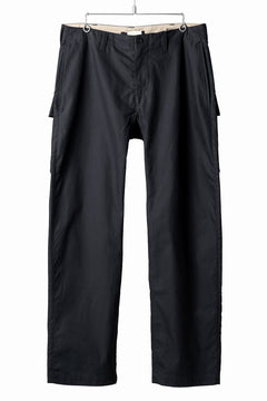 画像をギャラリービューアに読み込む, Ten c CHINO TROUSERS / PIECE DYED CONYPE MICRO-FIBER (BLACK)