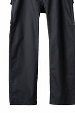 Load image into Gallery viewer, Ten c CHINO TROUSERS / PIECE DYED CONYPE MICRO-FIBER (BLACK)