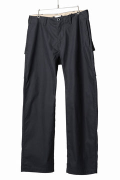 Load image into Gallery viewer, Ten c CHINO TROUSERS / PIECE DYED CONYPE MICRO-FIBER (BLACK)