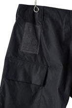 画像をギャラリービューアに読み込む, Ten c CHINO TROUSERS / PIECE DYED CONYPE MICRO-FIBER (BLACK)