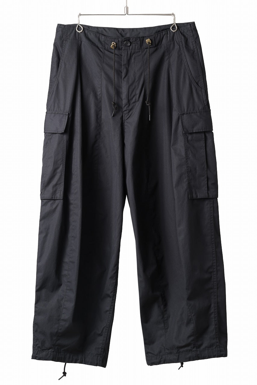 画像をギャラリービューアに読み込む, sus-sous M-51 pants / ventile 60/2 weather (BLACK)