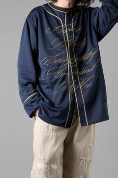 画像をギャラリービューアに読み込む, LASTMAN BASEBALL SHIRT "C.R.E.A.M" (L/S) (NAVY)