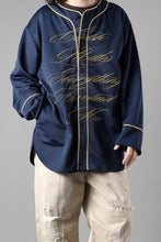 画像をギャラリービューアに読み込む, LASTMAN BASEBALL SHIRT "C.R.E.A.M" (L/S) (NAVY)
