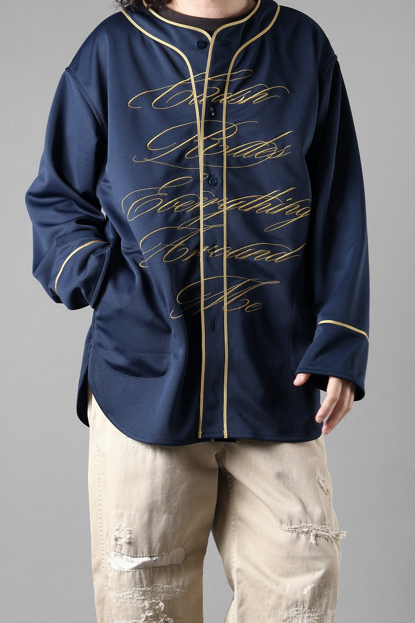 画像をギャラリービューアに読み込む, LASTMAN BASEBALL SHIRT "C.R.E.A.M" (L/S) (NAVY)