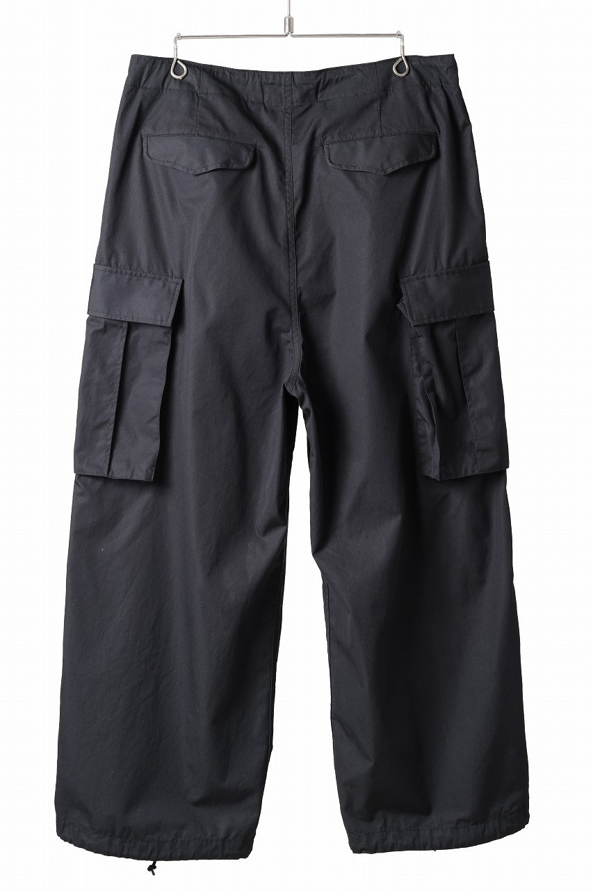 sus-sous M-51 pants / ventile 60/2 weather (BLACK)