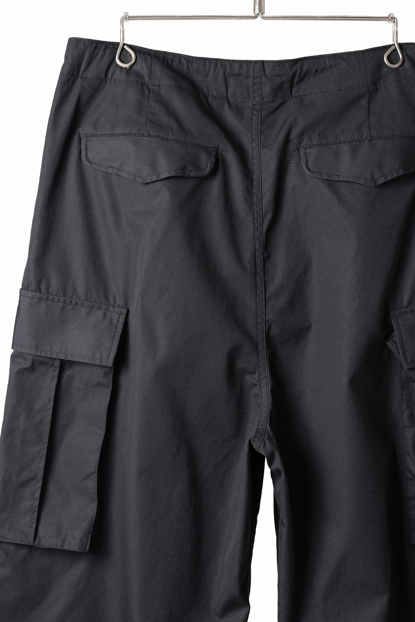 画像をギャラリービューアに読み込む, sus-sous M-51 pants / ventile 60/2 weather (BLACK)