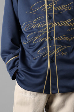 画像をギャラリービューアに読み込む, LASTMAN BASEBALL SHIRT "C.R.E.A.M" (L/S) (NAVY)
