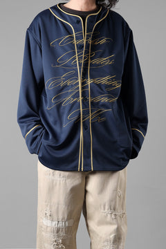 画像をギャラリービューアに読み込む, LASTMAN BASEBALL SHIRT "C.R.E.A.M" (L/S) (NAVY)