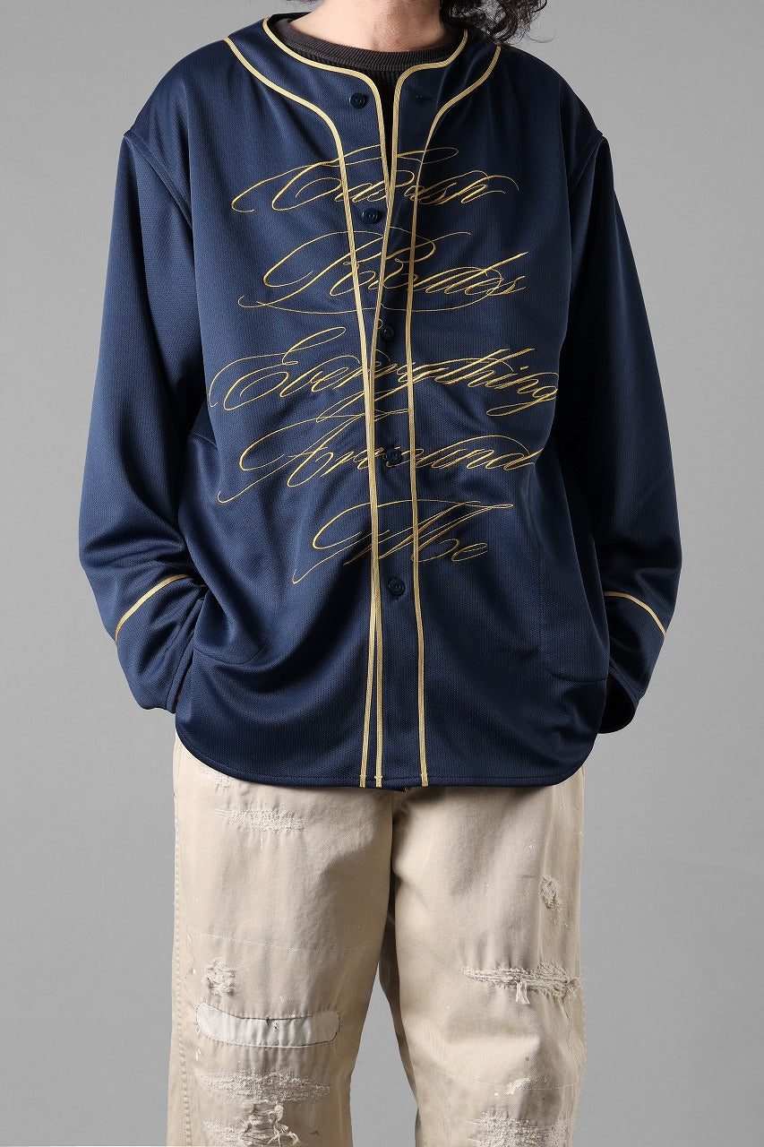 画像をギャラリービューアに読み込む, LASTMAN BASEBALL SHIRT "C.R.E.A.M" (L/S) (NAVY)
