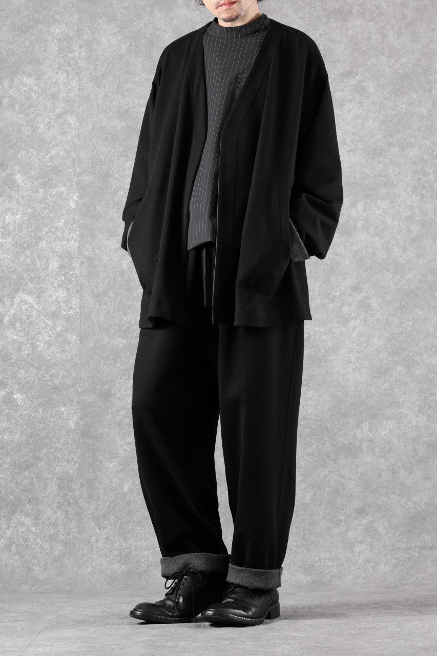 th products Double Side Jacket / Soft Stretch Double Jersey (black)
