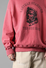 画像をギャラリービューアに読み込む, LASTMAN PRINTED CREW NECK -SUN RISE- (RED)