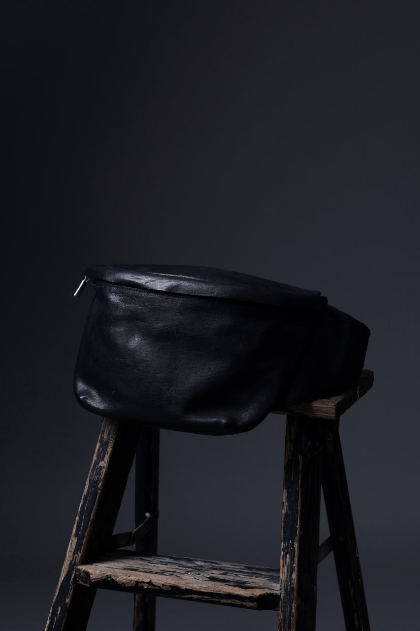 画像をギャラリービューアに読み込む, ierib Waist-Shoulder Bag / FVT Oiled Horse Leather (BLACK)