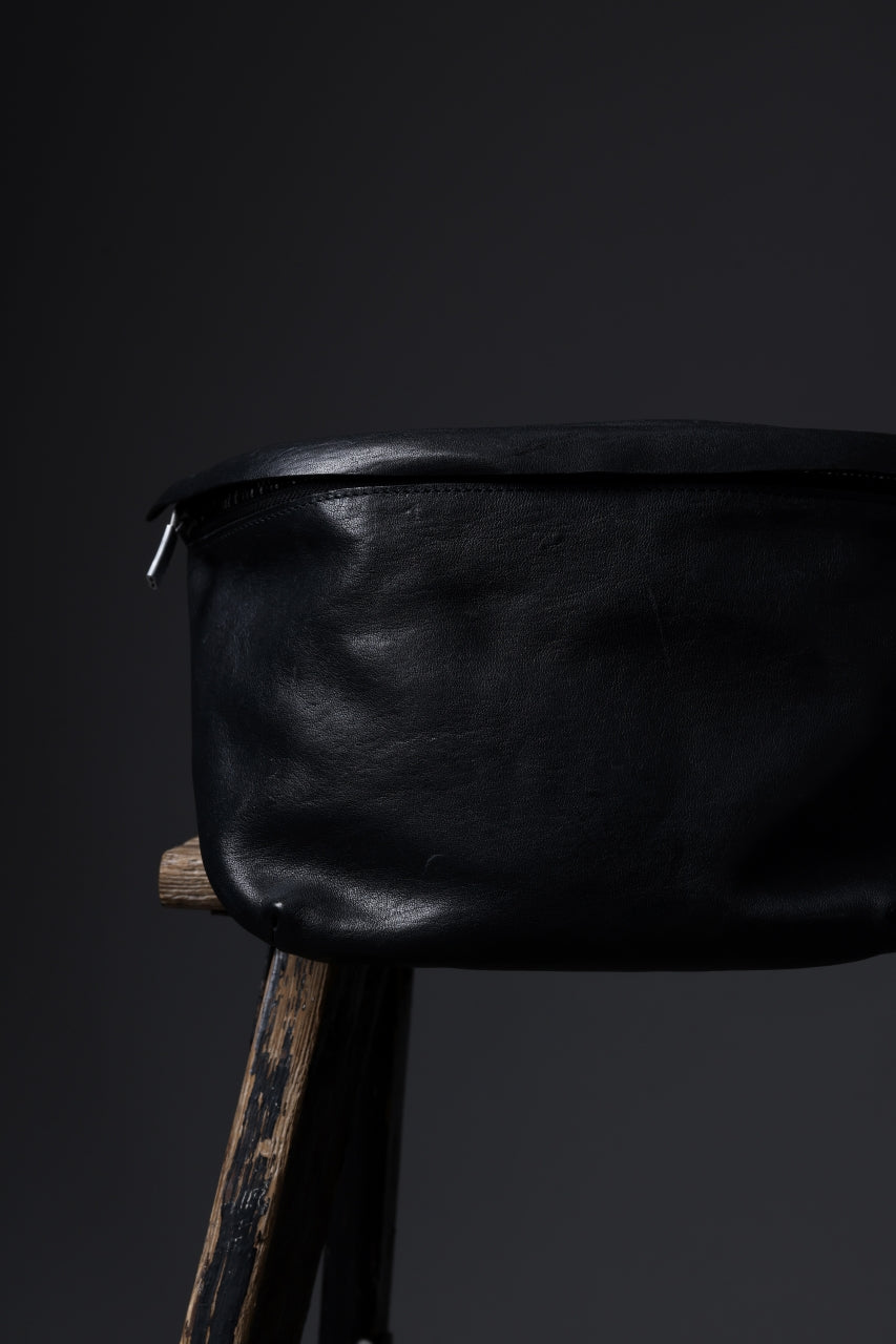 画像をギャラリービューアに読み込む, ierib Waist-Shoulder Bag / FVT Oiled Horse Leather (BLACK)